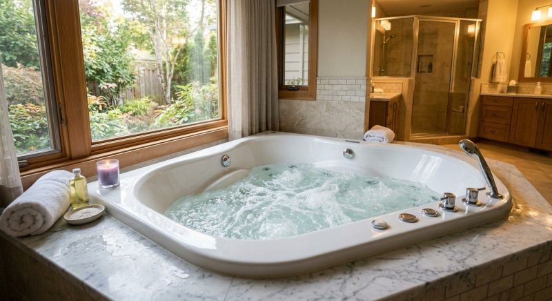 Large Bathtub Installation in South Portland, ME