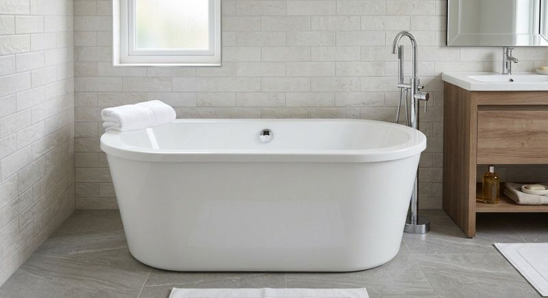 Oversized Bathtub Installation in South Portland, ME